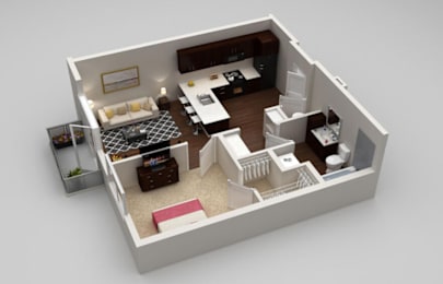 1 bed, 1 bath, 620 sqft, $1,445