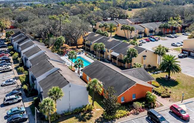 a aerial view of Southern Oaks Residences