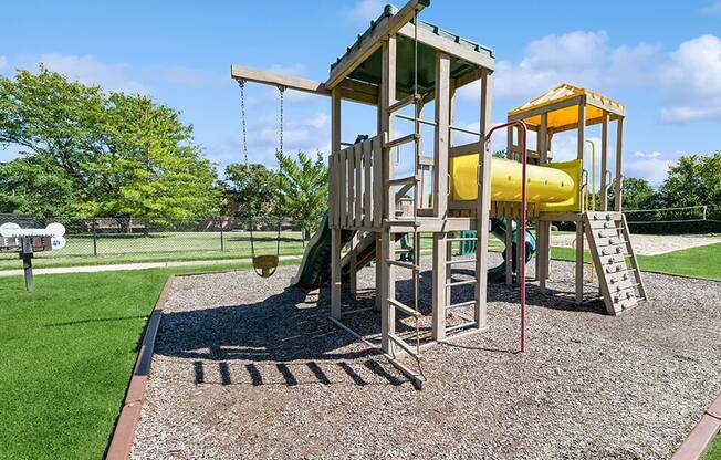 playground equipment at the preserve at ballantyne commons park