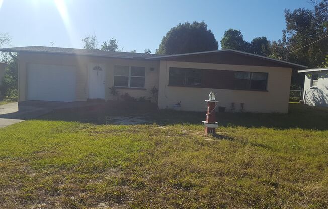 3 bedroom one bath with garage