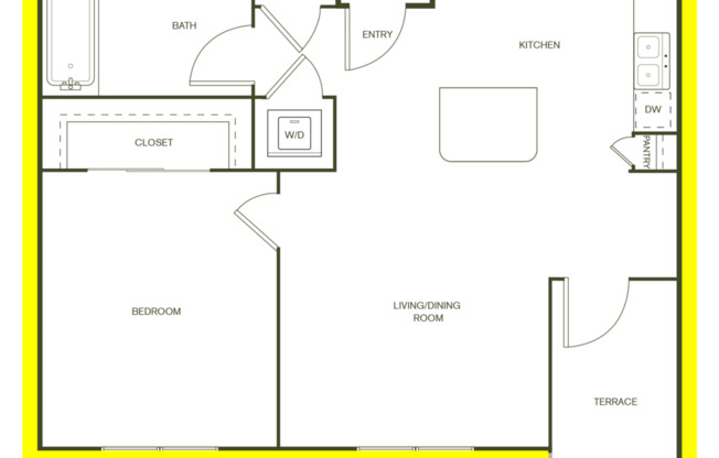 1 bed, 1 bath, 745 sqft, $1,397