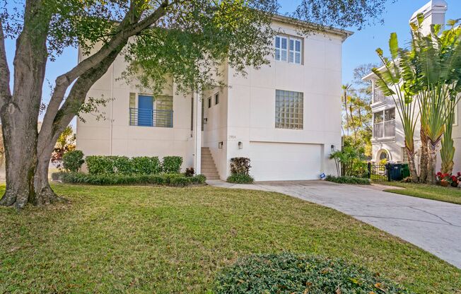 Executive Style 3 bed 2.5 bath home on Hillsborough River located in Riverside Heights Available Furnished