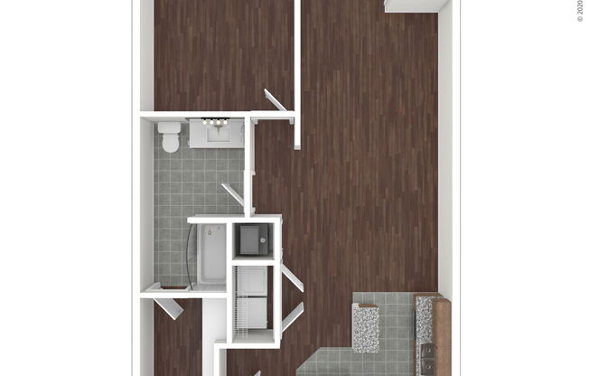 1 bed, 1 bath, 796 sqft, $1,485