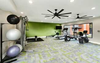 Community Fitness Center with Equipment at Indigo Park Apartments located in Albuquerque, NM.