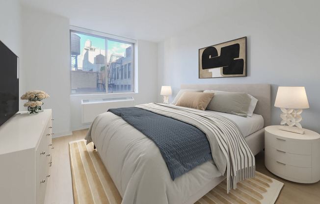 Bedroom with Hard Surface Flooring