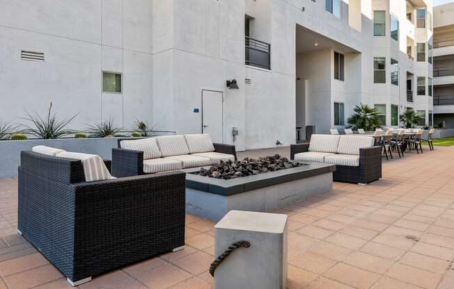 Skywater at Tempe Town Lake - Firepit and Seating Area