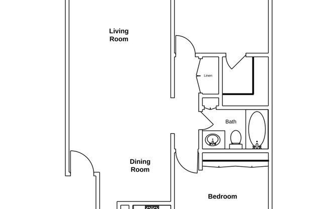 2 beds, 1 bath, 1,010 sqft, $1,120, Unit D103