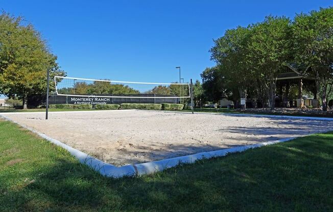 Sand volleyball court | Monterey Ranch