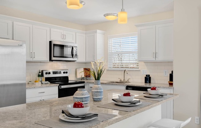 Island Kitchen at Mainstreet Village, Novi, MI, 48375