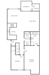 2 beds, 2 baths, 985 sqft, $1,679