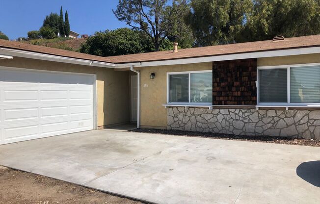 One Story Remodeled Home in Chula Vista