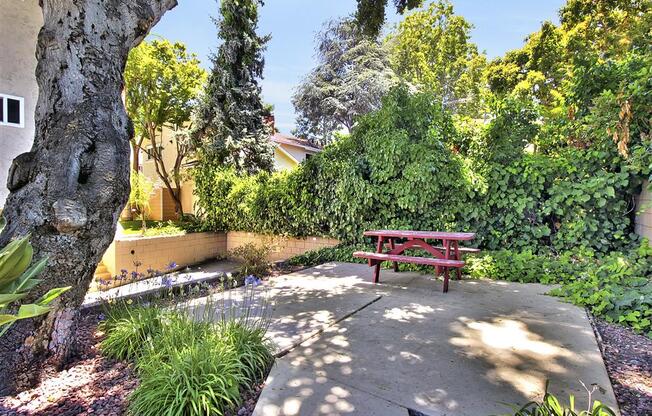 Gardens With Courtyard at Laurel Grove Apartments, California