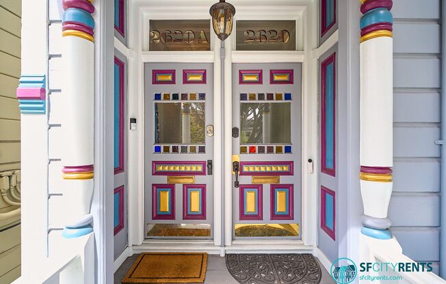 Lower Pacific Heights: Victorian Condo w/ Double Parlor, Shared Yard & EV-Ready Garage Parking