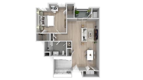 1 bed, 1 bath, 900 sqft, $2,379