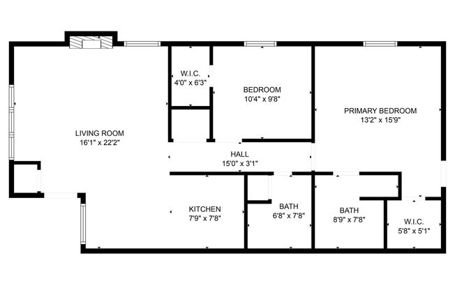 2 beds, 2 baths, 1,010 sqft, $1,450, Unit 6613