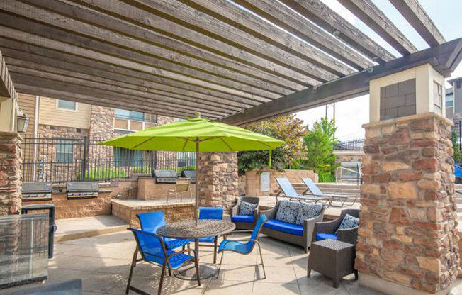Poolside Sundeck And Grilling Area at San Moritz Apartments, Midvale, 84047