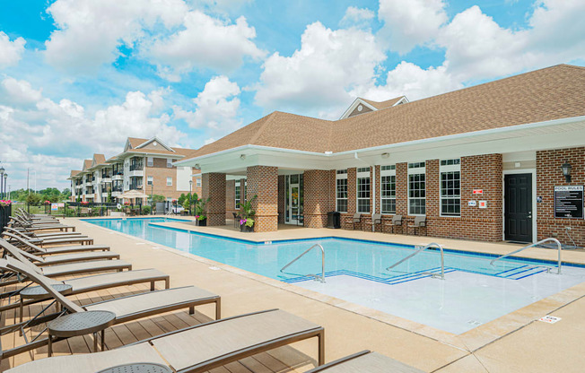the swimming pool at our apartments