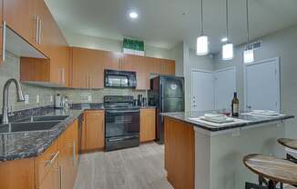 Island Kitchen at Vue Greenville, Dallas