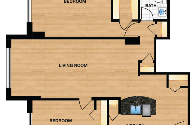 2 beds, 1 bath, 912 sqft, $3,695, Unit 0212