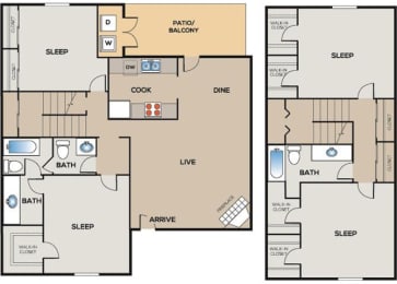 4 beds, 2.5 baths, 1,789 sqft, $1,904
