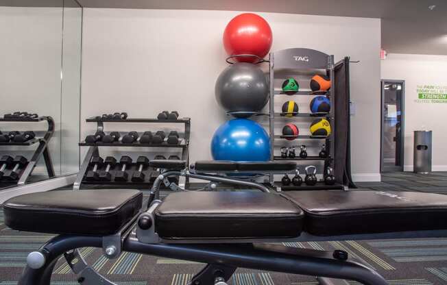 Cardio Machines In Gym at One Glenn Place, Fitchburg, 53711