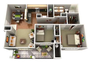 2 beds, 1 bath, 970 sqft, $1,804