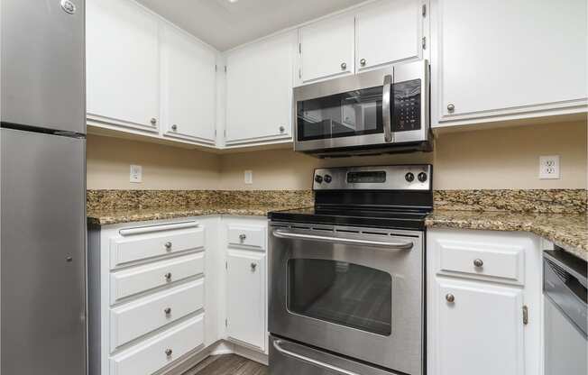 renovated kitchen with stainless steel appliances