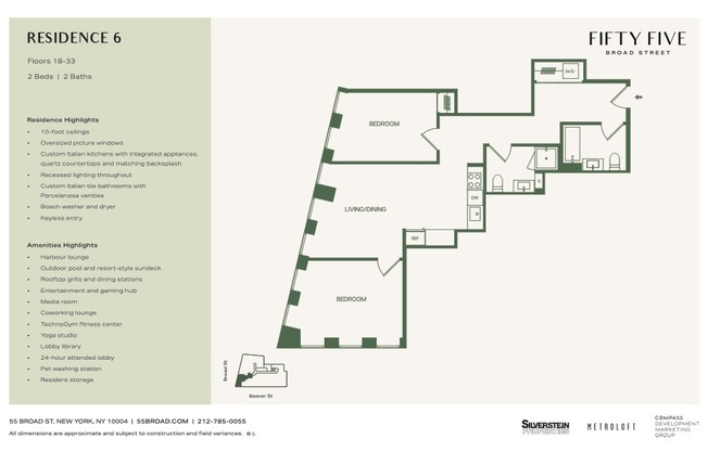 2 beds, 2 baths, $7,775, Unit 2806