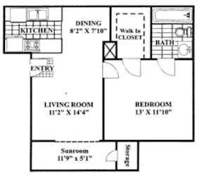 1 bed, 1 bath, 638 sqft, $1,010