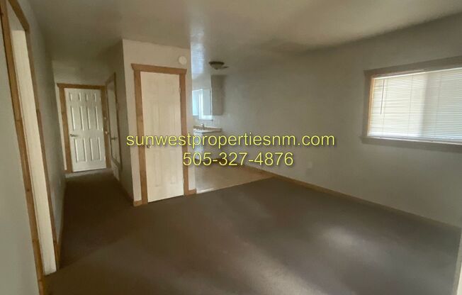 2 Bedroom, 1 Bath Duplex