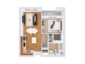 1 bed, 1 bath, 763 sqft, $2,150