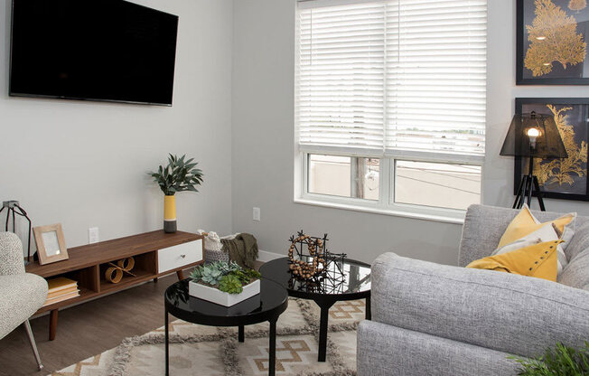 UPII foley alcove floor plan - living area1at Urban Park I and II Apartments, St Louis Park, Minnesota