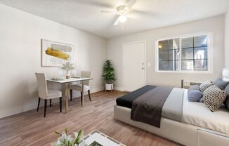 Studio, 1 bath, 282 sqft, $1,545, Unit 56