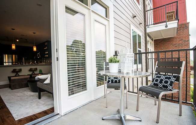 Large Private Patios & Balconies at Link Apartments® Brookstown, Winston Salem, NC, 27101