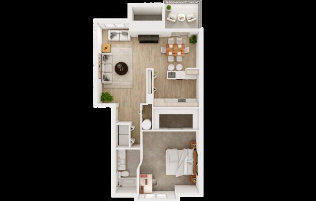 1 bed, 1 bath, 762 sqft, $1,700, Unit 514