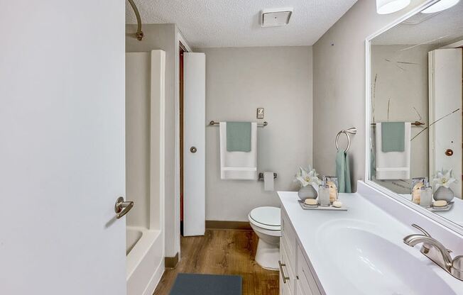 Modern Bathroom Fittings at The Waverly, Belleville, Michigan
