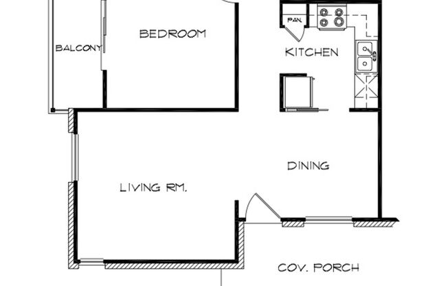 1 bed, 1 bath, 700 sqft, $1,075