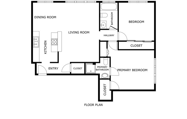 2 beds, 2 baths, 870 sqft, $2,445, Unit 080#104