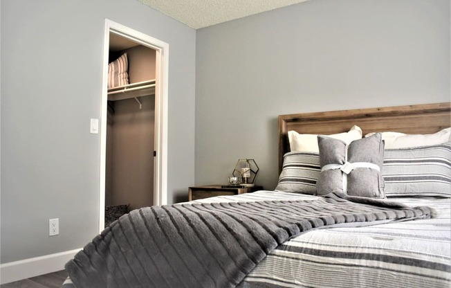 Spacious Bedroom With Closet at Sunnyvale Town Center, California