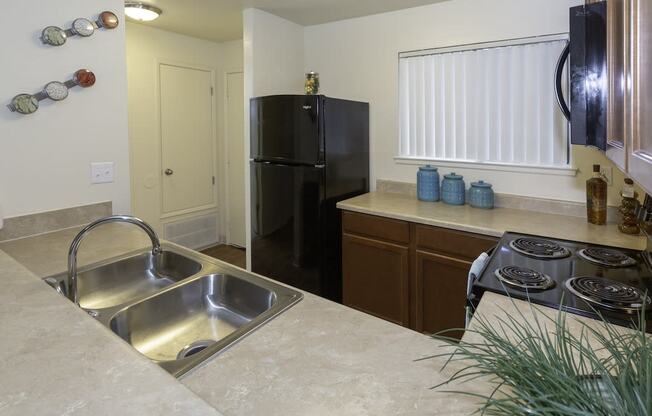 California Place Double Sink in Kitchen