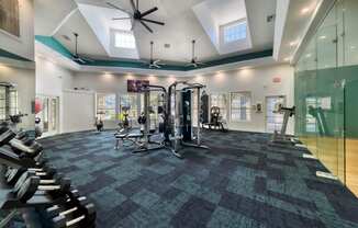 the preserve at ballantyne commons fitness room