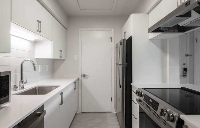 Kitchen with Stainless Steel Appliances