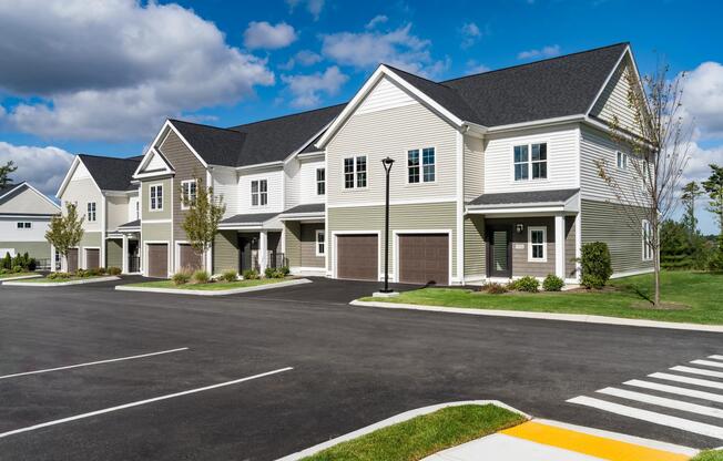 Spacious townhomes with private garages and charming front entries offer the comfort and feel of a traditional neighborhood.