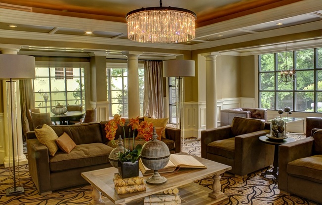 Luxury Apartments in Buckhead | Wesley Townsend Apartments | Resident Gathering Area