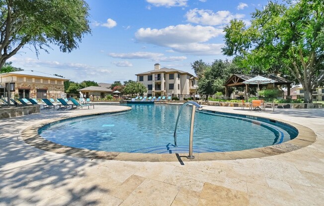 Large Pool View at The Canyons Apartments, Texas, 76116