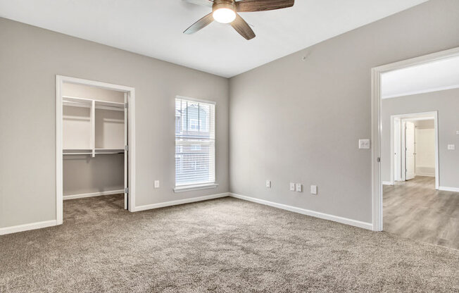 Primary Bedroom with Walk-in Closet at Chenal Pointe at the Divide, Little Rock, AR