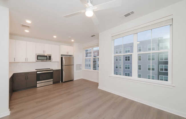 Living Room with Hard Surface Flooring