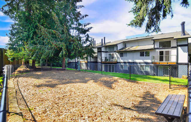 our apartments offer a dog park with a kennel