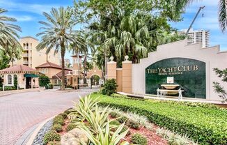 Spacious 1-bed, 1-bath condo is nestled in the gated waterfront community of The Yacht Club at Aventura.