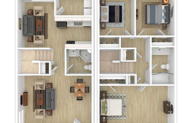 3 beds, 2 baths, 1,168 sqft, $2,250